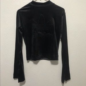Adidas velvet sweater